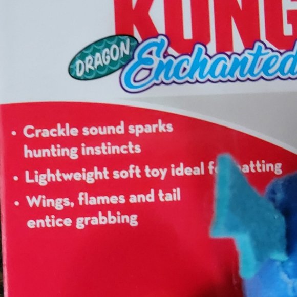 Kong Cat Toy Enchanted Dragon w/ Catnip ... New! - Picture 2 of 2
